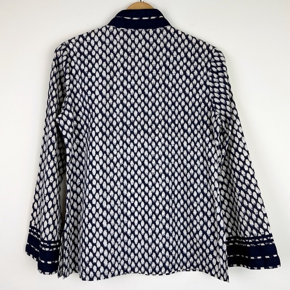 Life Style Navy Blue Cotton Tunic - Picture 7 of 10